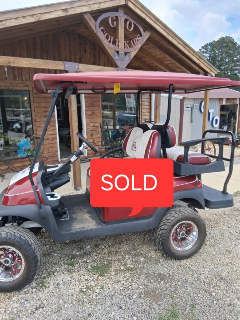 Come by we have many electric and gas carts to choose from on the lot.